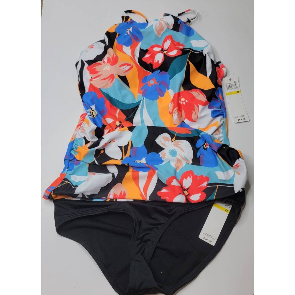 NWT Anne Cole Medium Floral Swimsuit